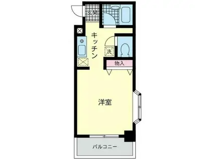 第7矢沢ビル(ワンルーム/3階)の間取り写真