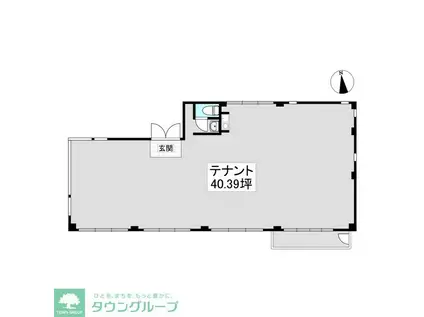 ブルービル加藤(ワンルーム/2階)の間取り写真