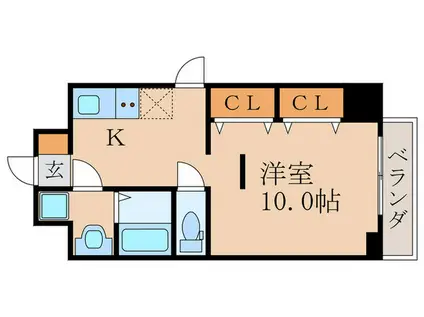 モコビル(1K/7階)の間取り写真
