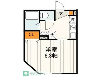 足立区綾瀬4丁目計画(1K/2階)の間取り写真