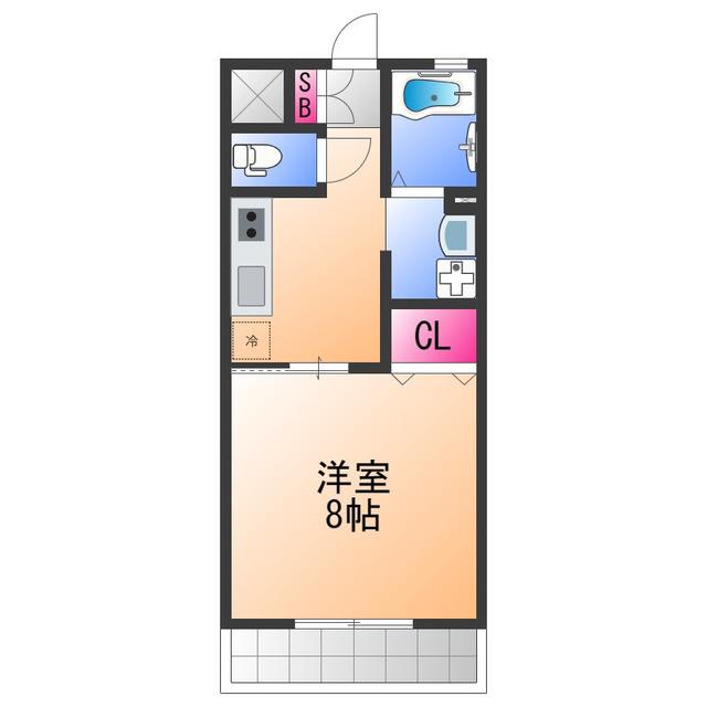 TABIYADO SENNAN(1K/3階)の間取り写真