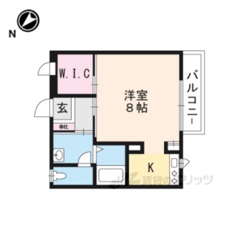 シャーメゾン RISUKE(ワンルーム/1階)の間取り写真