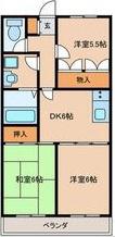 メゾンパークサイド(3DK/3階)の間取り写真