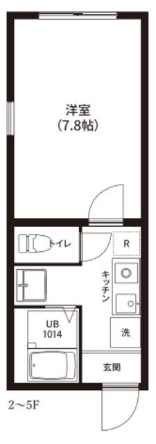 レピュア亀戸レジデンス(1K/5階)の間取り写真