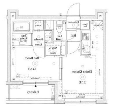 DIPS上北沢ノース VILLA(1DK/5階)の間取り写真