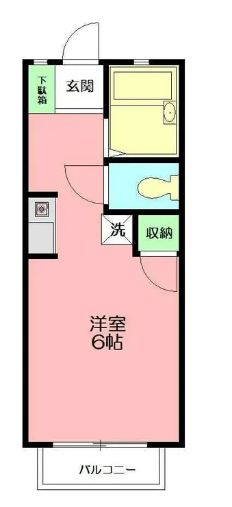 プレアデス酒匂 1階階 間取り