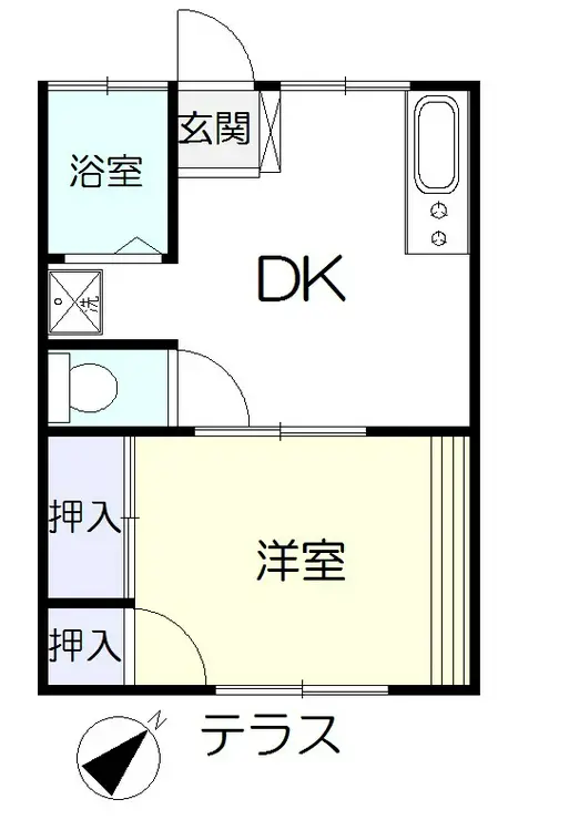 マルヨシコーポ 2階階 間取り