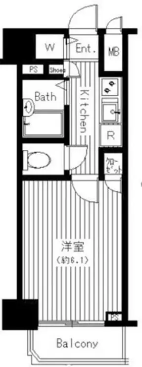 菱和パレス高輪タワー 2階階 間取り