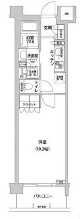 コンフォリア目黒青葉台 1階階 間取り