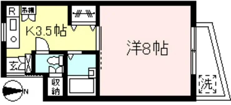サクラハウス 3階階 間取り