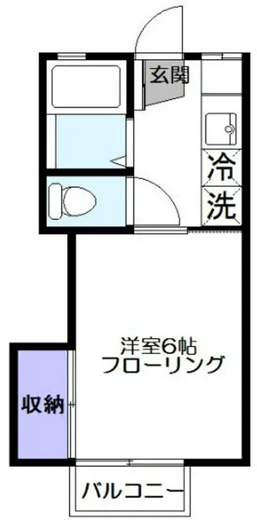ハイムフジ 1階階 間取り
