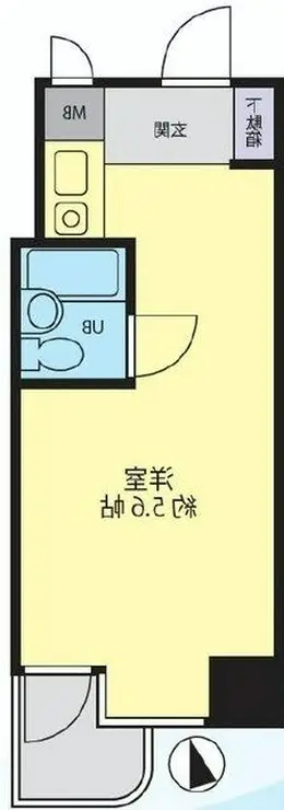 ラフィネ東銀座 2階階 間取り