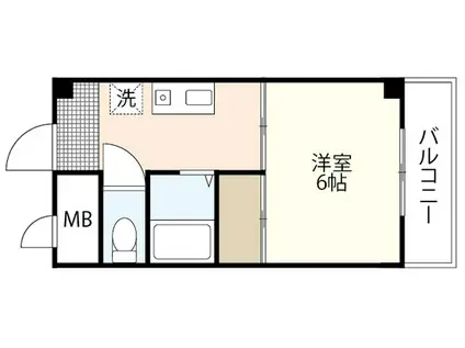 第1NSビル(1K/7階)の間取り写真