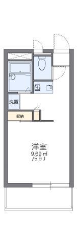 レオパレスマツヤ(1K/2階)の間取り写真