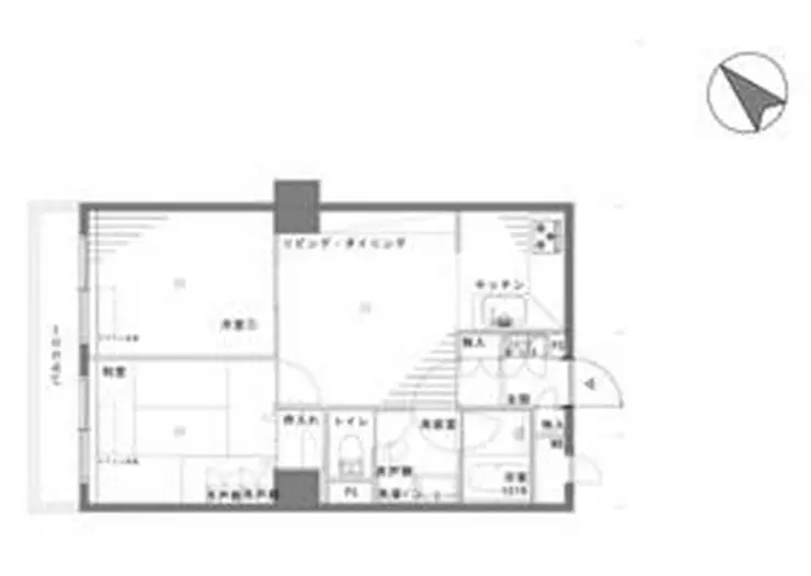 クレール武蔵小山 4階階 間取り