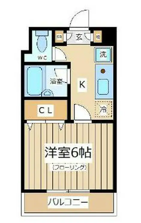サン・パラッツオ弐番館 4階階 間取り