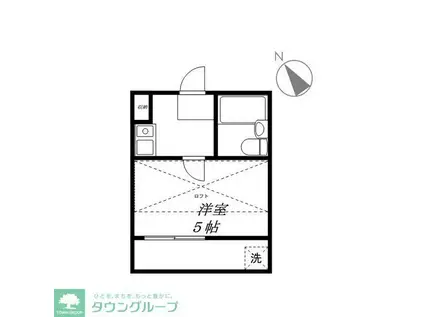 ライフピアアネックス(1K/1階)の間取り写真