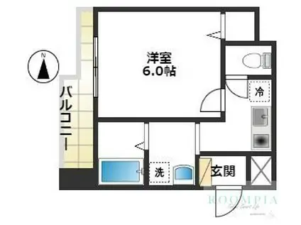 ラ・ハレマリエ(1K/2階)の間取り写真