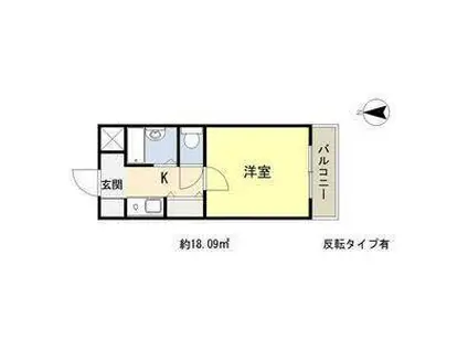 パークビレッジ(1K/7階)の間取り写真