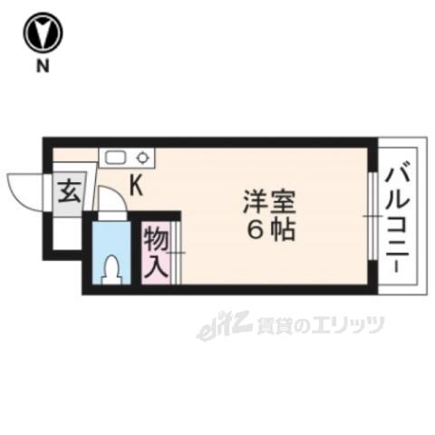 アヴェニール佐藤(1K/3階)の間取り写真