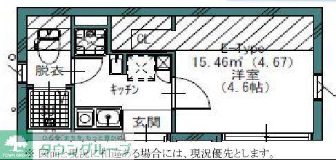 GREW KOENJI RESIDENCE(1K/3階)の間取り写真