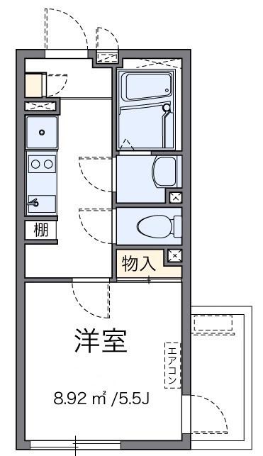 ET大森(1K/1階)の間取り写真