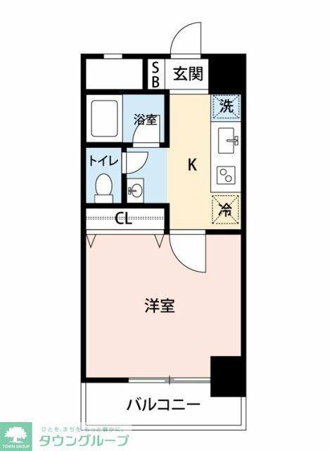 マイナビSTAY大宮駅西口(1K/4階)の間取り写真