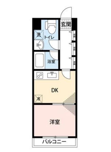 マイナビSTAY二子多摩川レジデンス(1DK/3階)の間取り写真