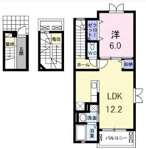 サニ-レジデンス(1LDK/3階)の間取り写真