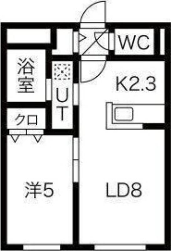オッペンハイム元町(1LDK/1階)の間取り写真