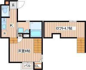 NOBLECOURT(1K/1階)の間取り写真