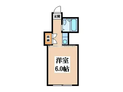 吉田アバンギャルド(1K/2階)の間取り写真