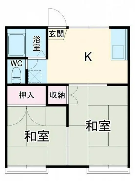 カーサYK 1階階 間取り