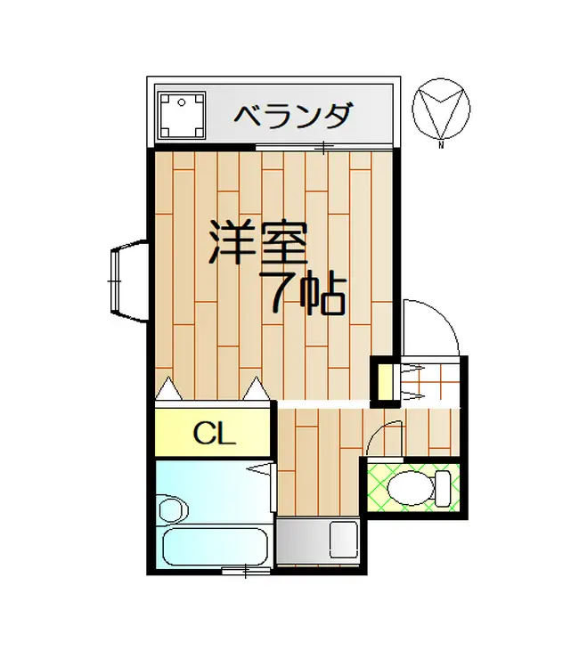 エンゼルハイツ 2階階 間取り