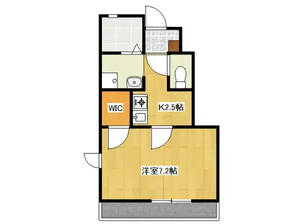 LEPANTO(1K/1階)の間取り写真