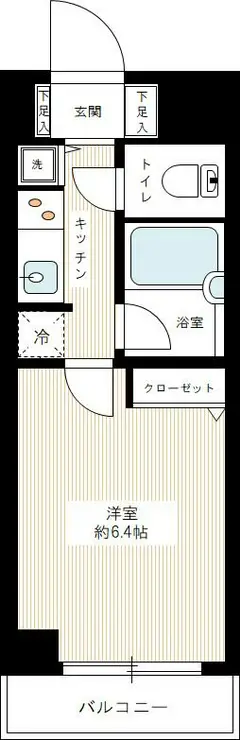 ヴェルト西巣鴨 11階階 間取り