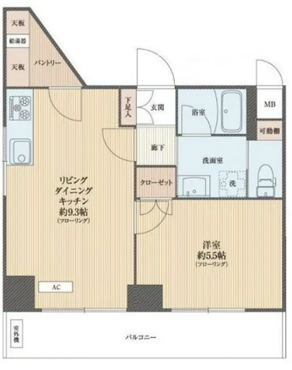 ライオンズマンション花壇代官山 10階階 間取り