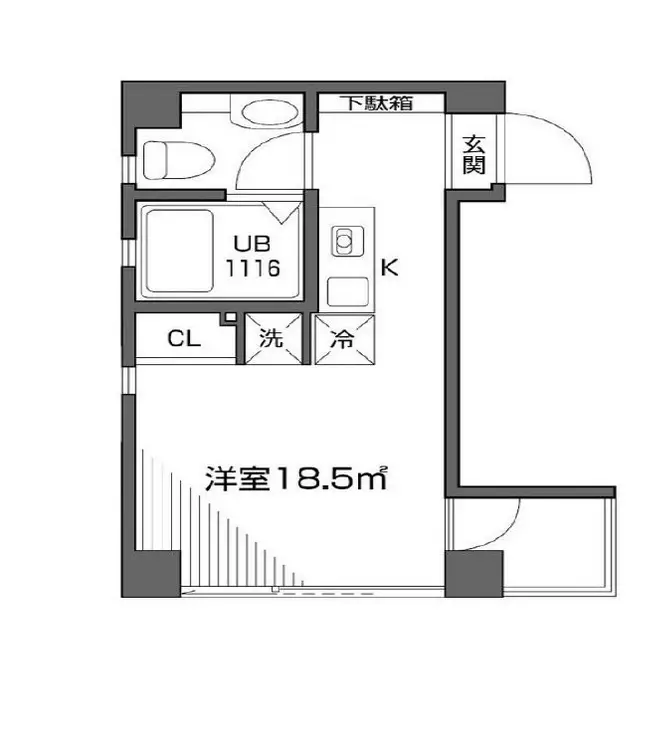 パークレジデンス芝公園 3階階 間取り