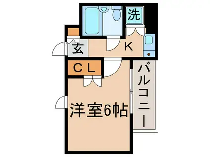 ラフォーレ金町(1K/3階)の間取り写真