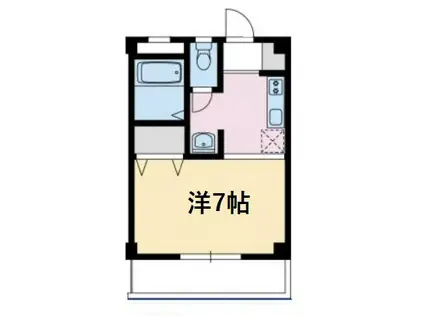 HYII(1K/3階)の間取り写真