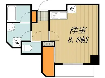 ONE三ノ輪(ワンルーム/5階)の間取り写真