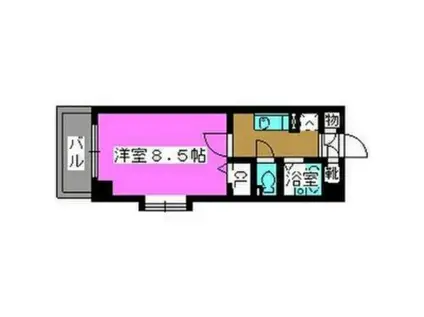 ヴィラ・シビック(1K/2階)の間取り写真