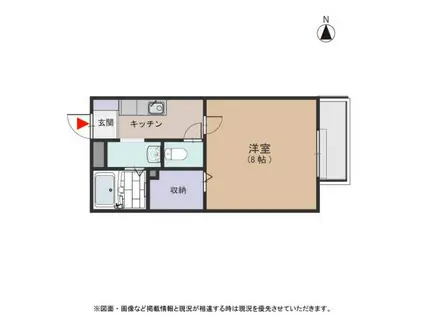 フォーリオ(1K/1階)の間取り写真