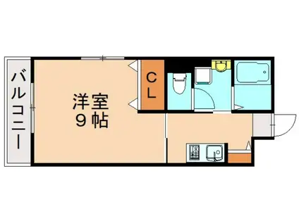 メゾン・ド・オーブ(1K/3階)の間取り写真