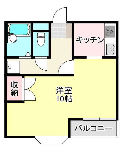 セイラBOX並榎II(1K/1階)の間取り写真