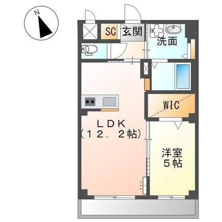 エストレージャ(1LDK/2階)の間取り写真