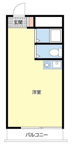 センチュリー野方(ワンルーム/1階)の間取り写真