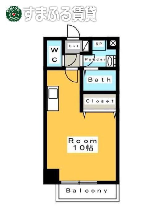 A・CITY三河安城南館(ワンルーム/6階)の間取り写真