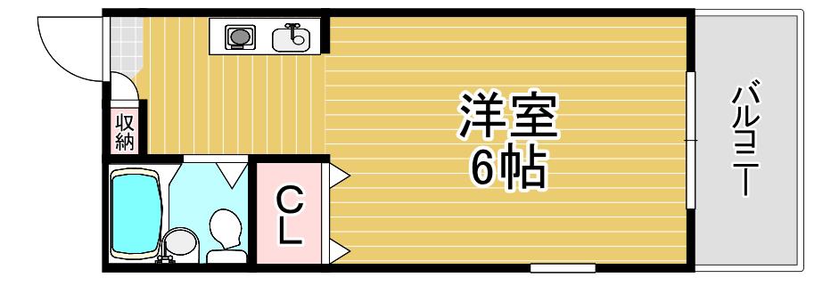 ハイムアーキテクト(1K/5階)の間取り写真