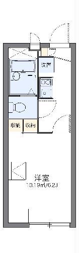 レオパレスユーアイ(1K/2階)の間取り写真